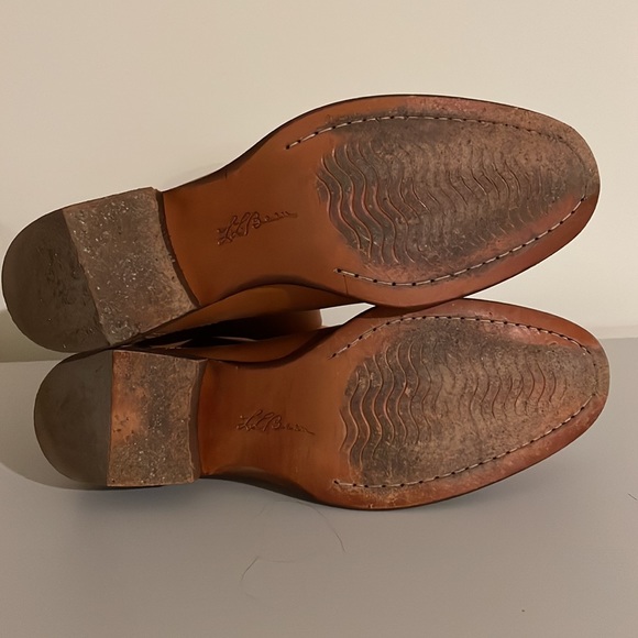 LL Bean brown boots, leather, size 9 - Picture 3 of 3